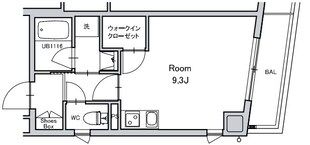 ブリエ南堀江の物件間取画像